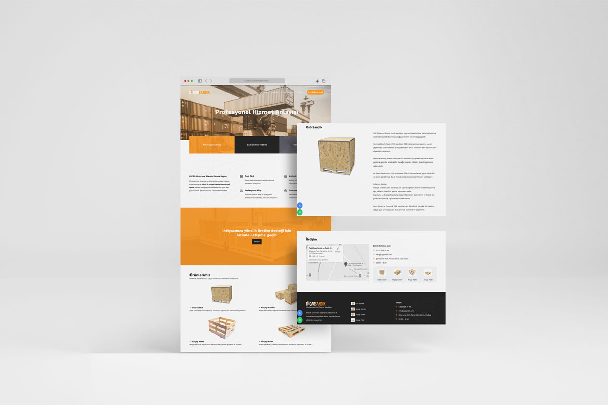 Çağ Sandık Creative Web Design and SEO Solutions