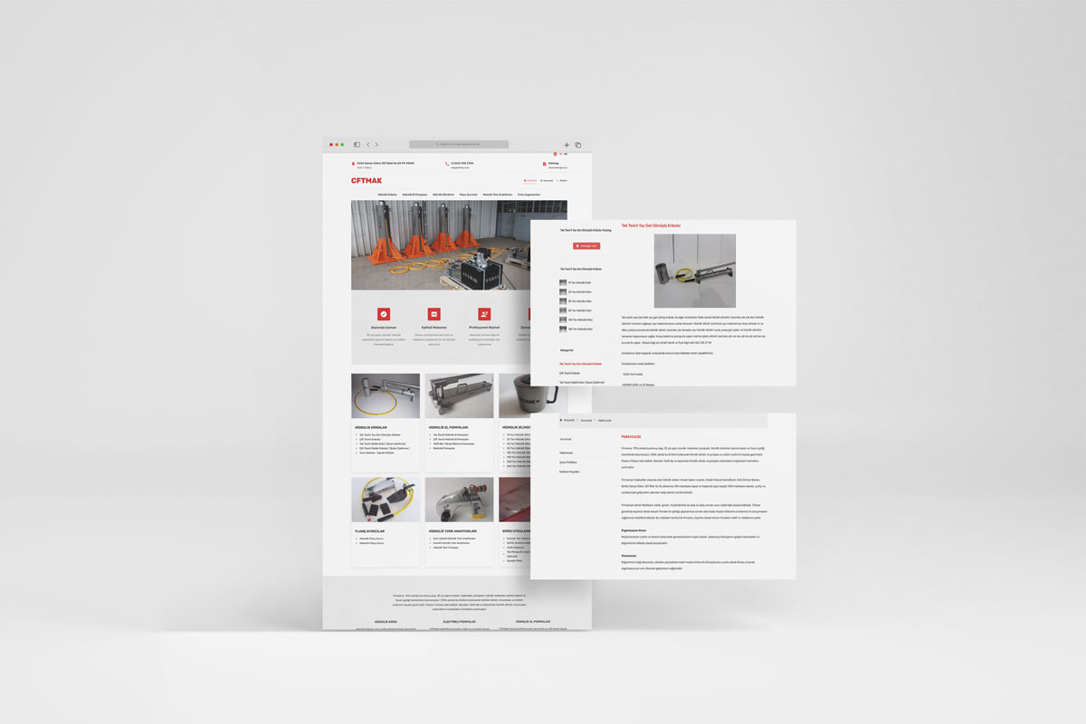 İzmit CFTMAK Web Sitesi ve Ürün Tanıtımı Tamamlandı