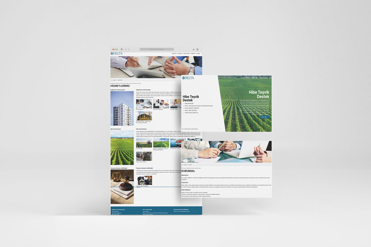 Impressive Web Design for Delta Group