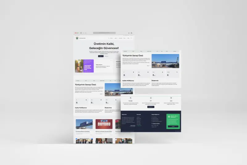 MarblingWeb Izmit Industrial Site Web Renewal Project