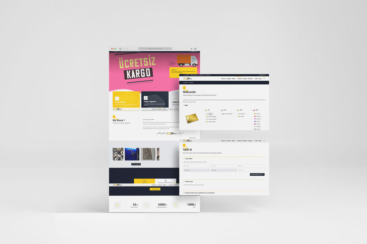 Lazerin Lazer İçin Çarpıcı Web Site Tasarımları - MarblingMedia
